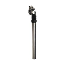 Ø31,8mm PROMAX gefederte Sattelstütze Aluminium silber 350mm Fahrrad