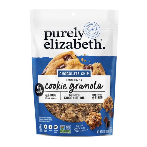 Purely Elizabeth Cookie Granola Chocolate Chip 11.0 oz (Pack of 6) - Picture 1 of 5