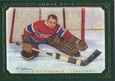 2008/09 Upper Deck Masterpieces George Hainsworth Green Border /99 #30