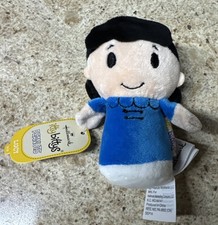 Hallmark Itty Bittys Peanuts Lucy 4" Plush NWT Charlie Brown