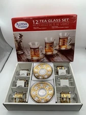 Alpine Cuisine 12 Piece Tea Glass Set