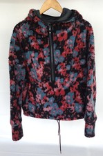 prAna Polar Escape Half Zip Fuzzy Fleece-Lined Hoody Multicolor Women's Medium