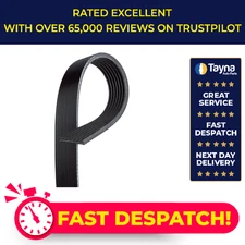 7 Rib Multi V Drive Belt fits NISSAN INTERSTAR 2.5D 2006 on Gates 1172000Q1G New