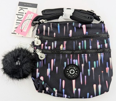 Kipling Alvar XS Firework Sky Crossbody With Dominique Monkey