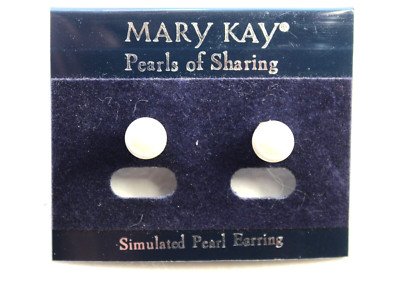 Mary Kay Pearls of Sharing Simulated Earrings