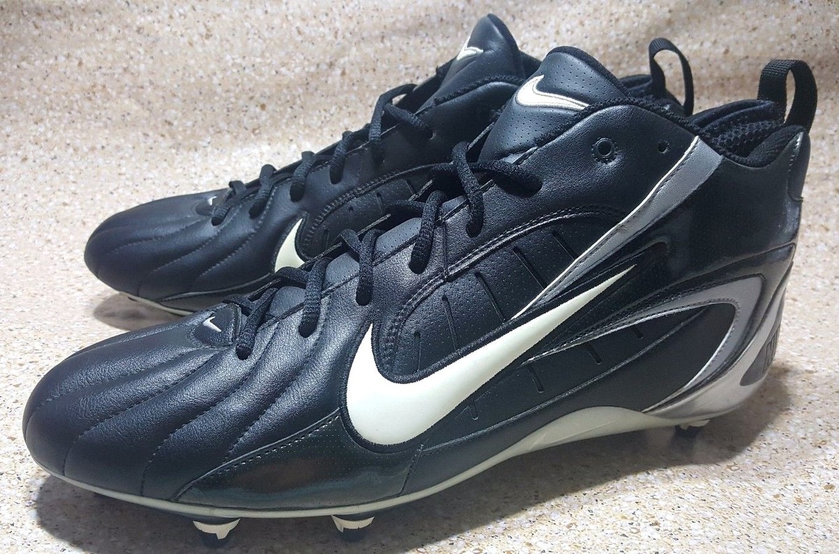 NIKE SUPER SPEED D 3/4 FOOTBALL CLEATS 313287-011BLACK SIZE