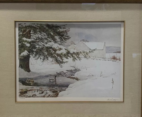 Keeping Home von David Armstrong - Echtheitszertifikat - 372/950 - Pennsylvania Winterszene - Bild 1 von 16