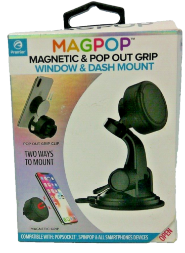 MAGPOP Magnetic & Pop Out Grip Window & Dash Mount (WM-MPOP02) - Picture 1 of 4