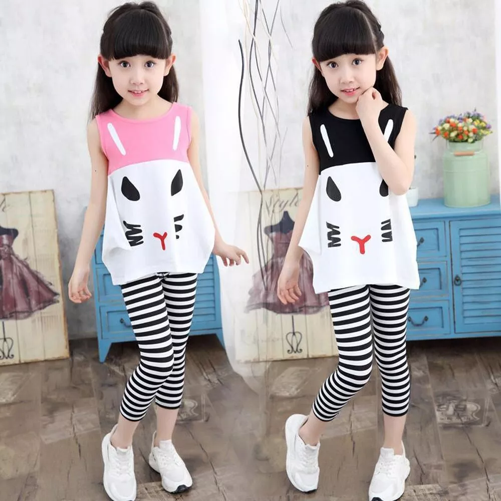 Cute Cat Baby Girl ClothesToddler Outfits Girls Kids Clothing Size