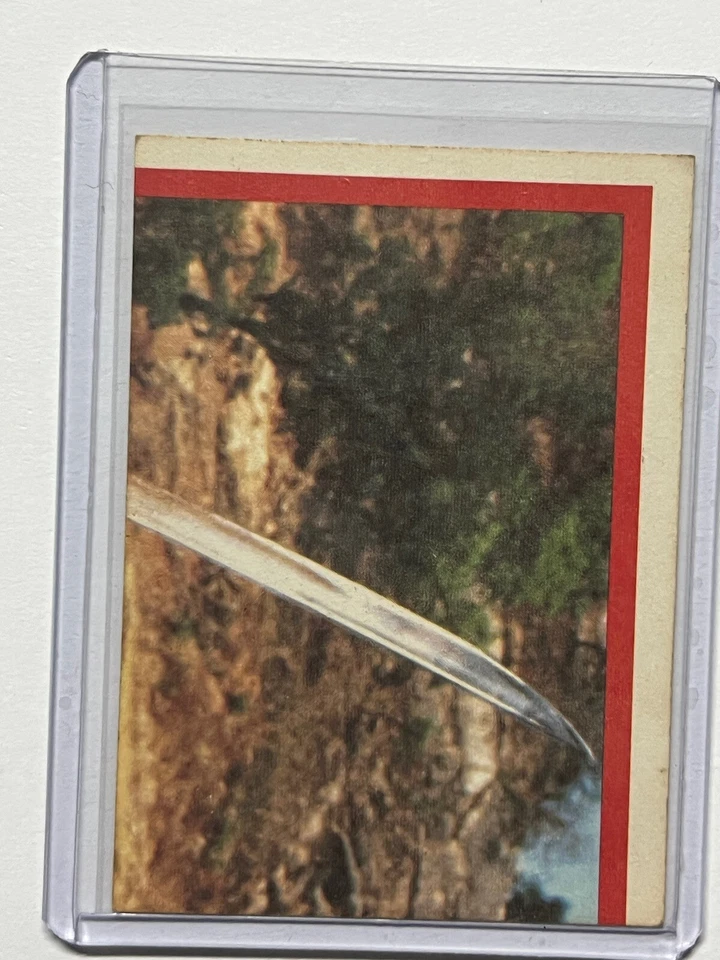 1984 Topps Indiana Jones & the Temple of Doom Sticker #1 Indiana Jones Cartoon - Image 2 of 2