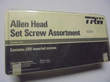 TRW Service Line 200 Piece Allen Head Set Screw Assortment