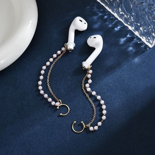 2pcs/pair Ear Decor Earphone Anti-Lost Chains Wireless Earphones Accessories - Picture 7 of 19