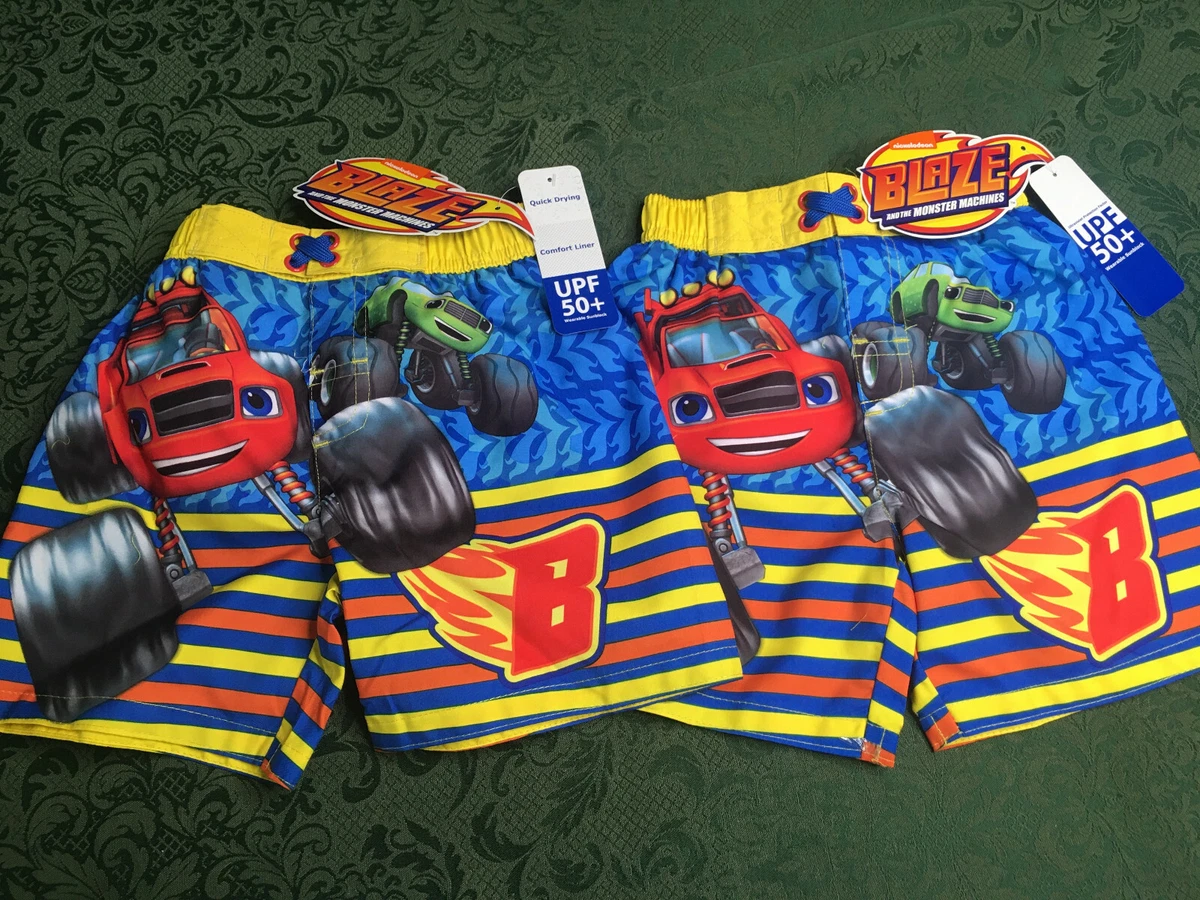 Monster truck swim trunks 2025