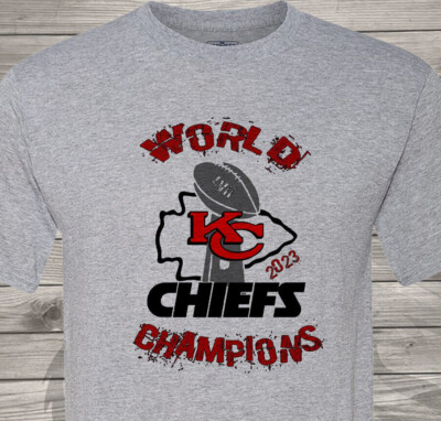 Chiefs - Super Bowl - World Champions - Short Sleeve - Fast Shipping