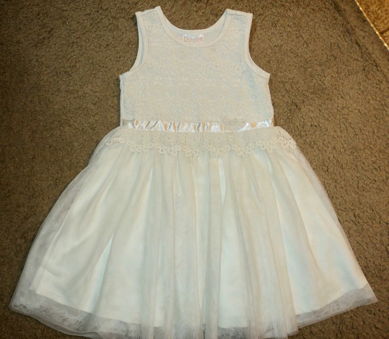 Beautees Girl's Formal Dress. Sz. 6X. Pretty!
