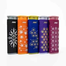 MK Lighter Jet Windproof Flame, Pocket Lighter Cultivate Series 5 PACK (68470)
