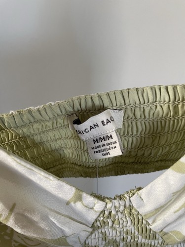 American Eagle grün weiß Hawaii Overall Medium Neu mit Etikett - Bild 4 von 8
