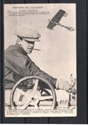 Postcard postcard aviation hubert latham monoplan