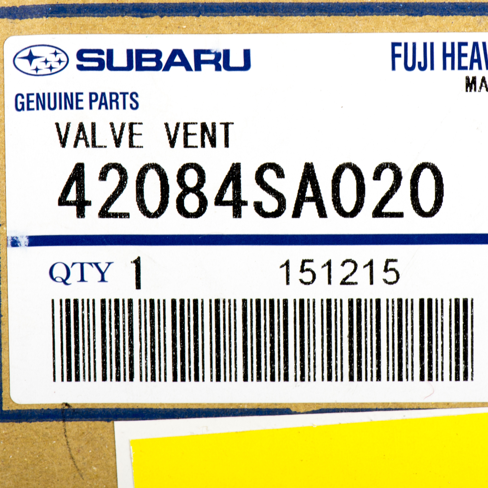 OEM 20052008 Subaru Fuel Tank Vent Valve Impreza WRX STI Forester