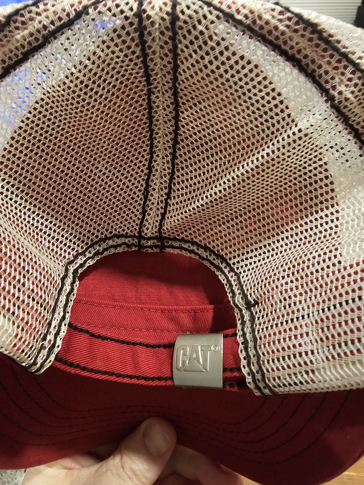 Caterpillar Cat Patch Hat Cap Strap Back Classic … - image 3