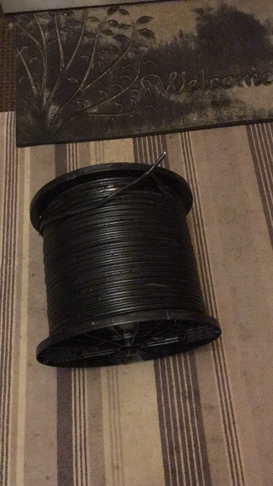 CommScope1000 英尺 RG6 散装同轴电缆双屏蔽 18AWG 黑色同轴卫星电视 - Image 2 of 2