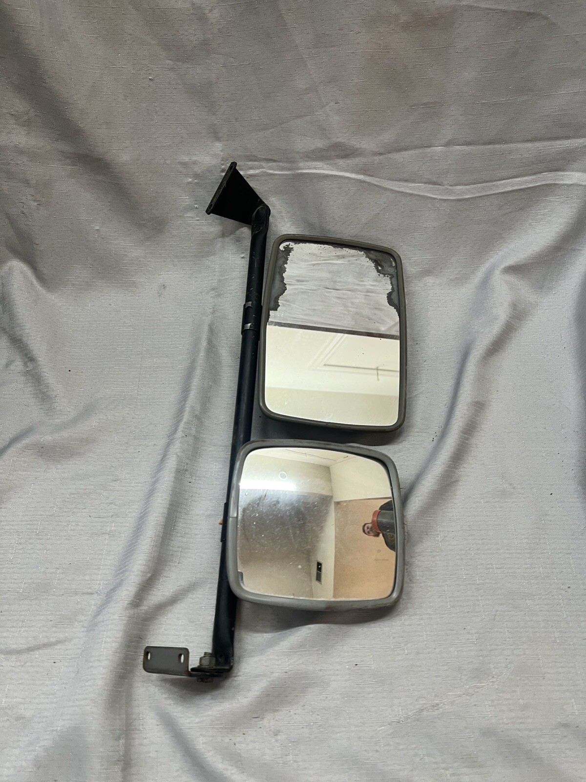 Velvac RV Side Mirrors Vintage Double Chrome eBay