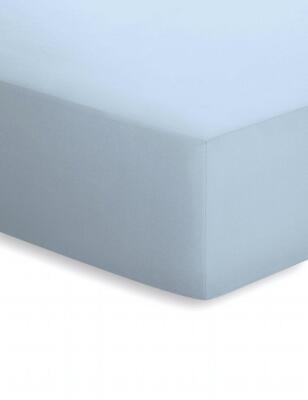 Adam Matheis Schlafgut Mako-Jersey Spannbetttuch 90/190-100/200cm Farbe 052 Aqua
