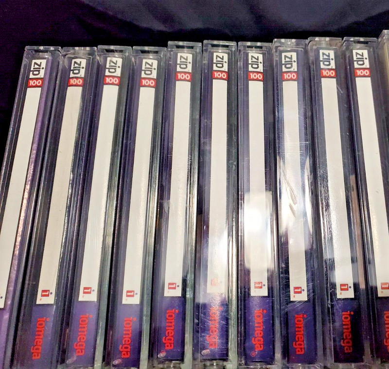 Iomega Zip 100MB Disk PC Formatted Box of 10 NEW!