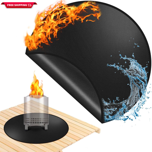 20" round Fireproof Mat for Solo Stove Mesa, Fireproof Mat for under