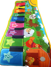 EduCuties Baby Musical Learning Toys Floor Piano Playmat for Toddlers Activity