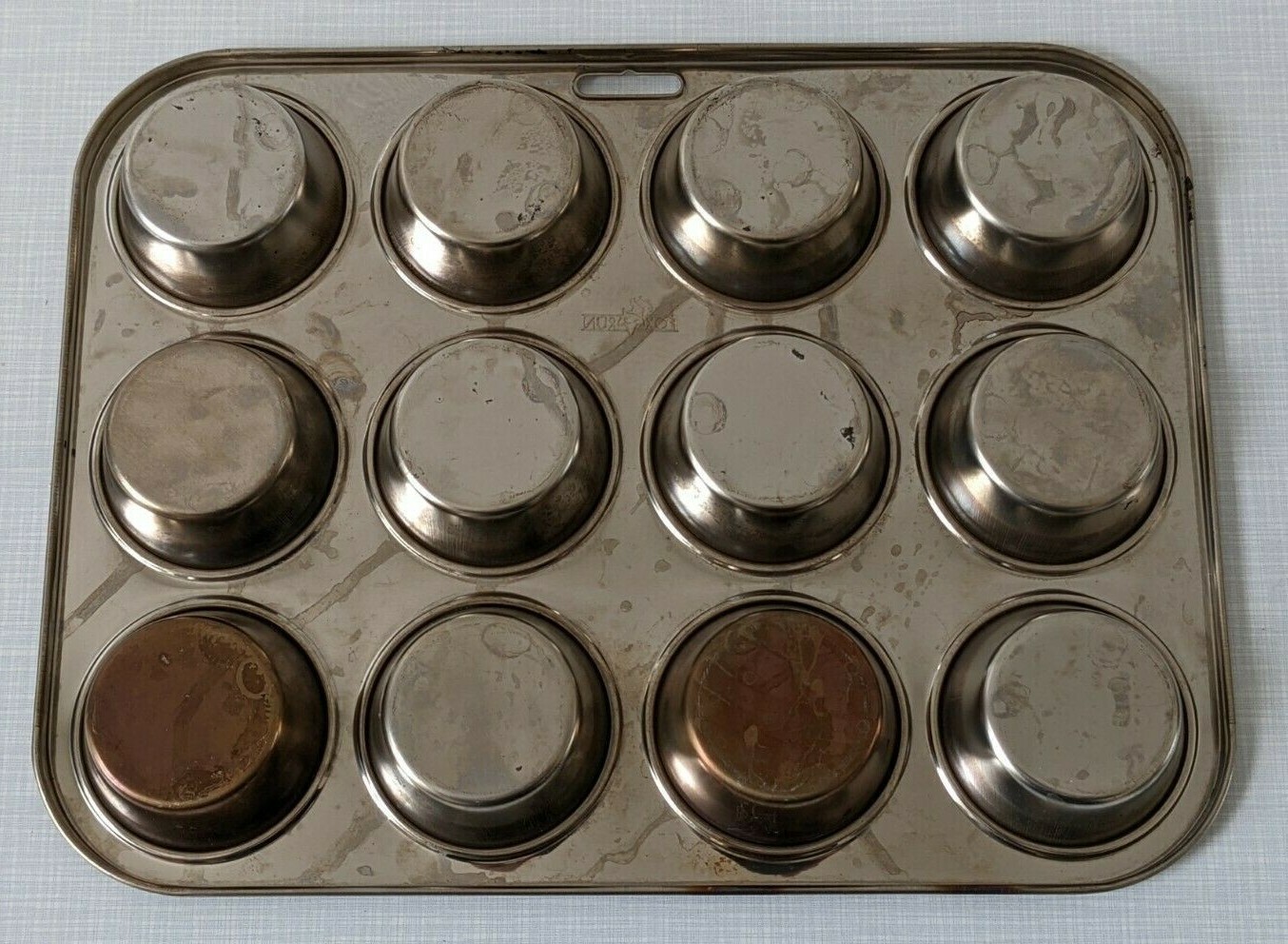 Fox Run Muffin Tins Pan Set of 2 - 12 Cavity Baking