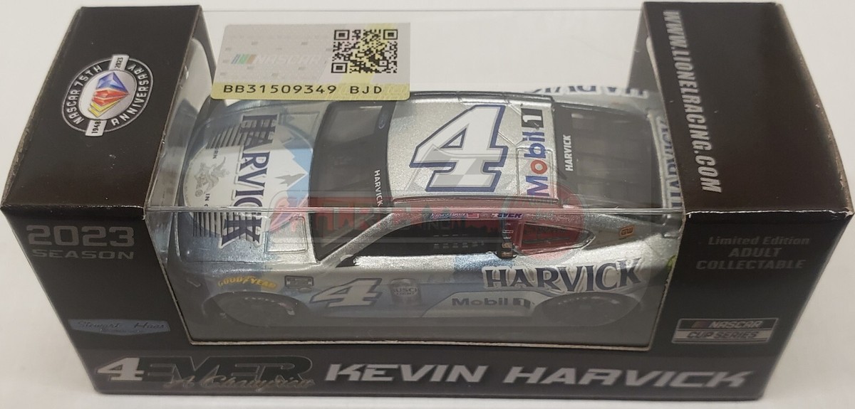 Auto NASCAR Kevin Harvick #4 Ford Mustang 2021, Scala 1/64, Action Lionel, Nuova In Scatola