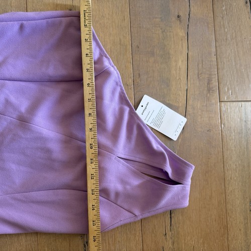 PRETTY GARDEN Midi Dress Sz M 8/10 One Shoulder Cutout Party Cocktail Stretch - Picture 16 of 20