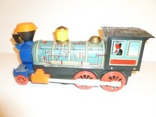 Vintage Pioneer Train Plastic Tin Battery Operated Fu Yi Toy Taiwan untested