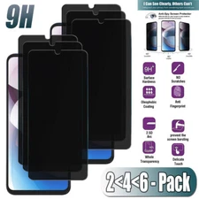 For Moto One 5G Ace 2021 Privacy Tempered Glass Anti-Spy Slim Screen Protector