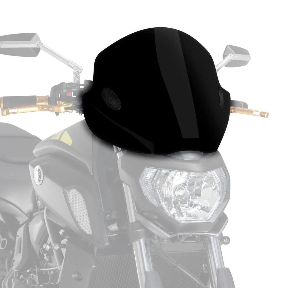 Puig Stream Screen Windshield Deflector Black Ducati Monster 1100 Evo 11 - 13 - Изображение 2 из 4