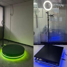 360 Photo Booth Automatic Spinning Speed Remote Control Selfie Camera Platform
