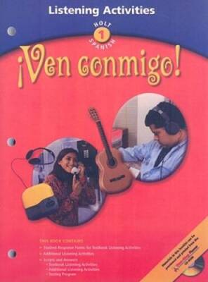 Ven conmigo: Listening Activity Level 1 - Paperback - GOOD