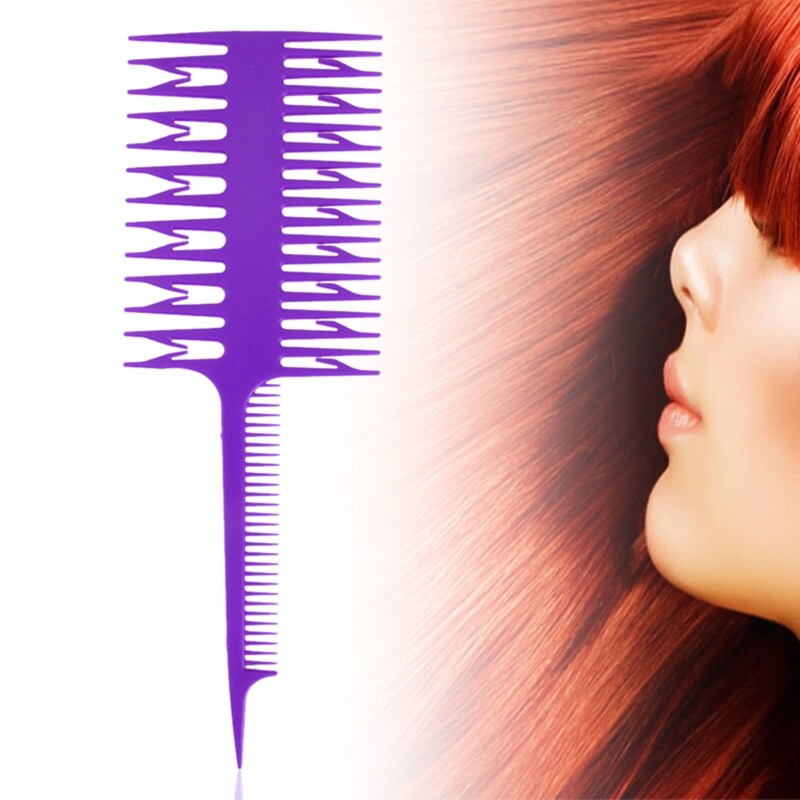 Hair Dyeing Comb Hair Coloring Highlighting Combs Wide Tooth Hair Brush ...