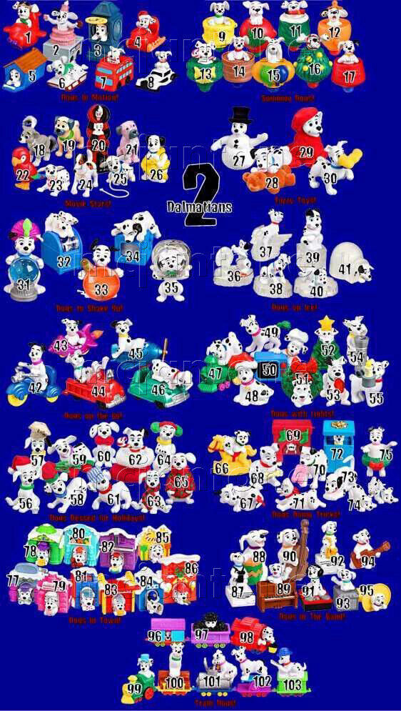 LOOSE McDonald's 2000 102 DALMATIANS Dalmatian DISNEY Dog