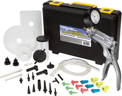 Mityvac MV8500 Silverline Elite Automotive Test Kit Provides Both Vacuum