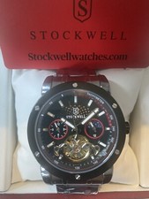 stockwell automatic mens watch - stainless steel