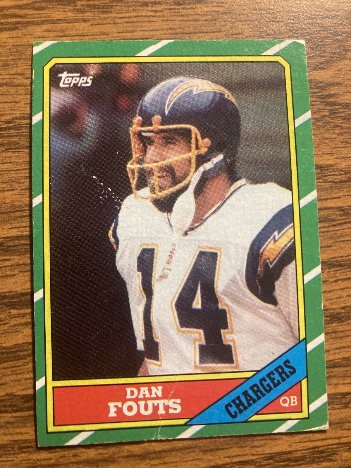1986 Topps Dan Fouts #231 San Diego Chargers