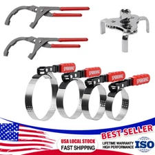 SPARKWHIZ 7 IN 1 Oil Filter Wrench Set Oil Filter Removal Tool 2-3/4" 5-1/4" USA