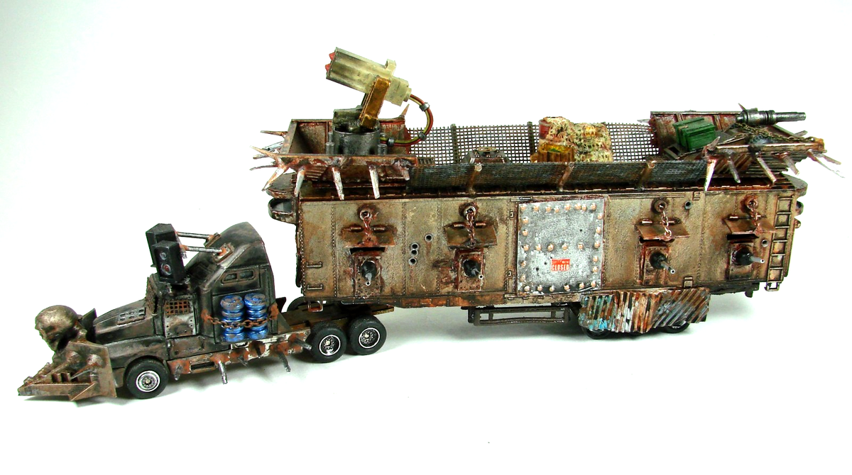 Gaslands Kenworth T600 War Rig Custom Matchbox Diecast 1/64 Mad