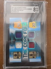 2019 Leaf Ultimate Sports TC4 Jordan/Lebron/Kobe/Johnson Core Four  Platinum 2/5