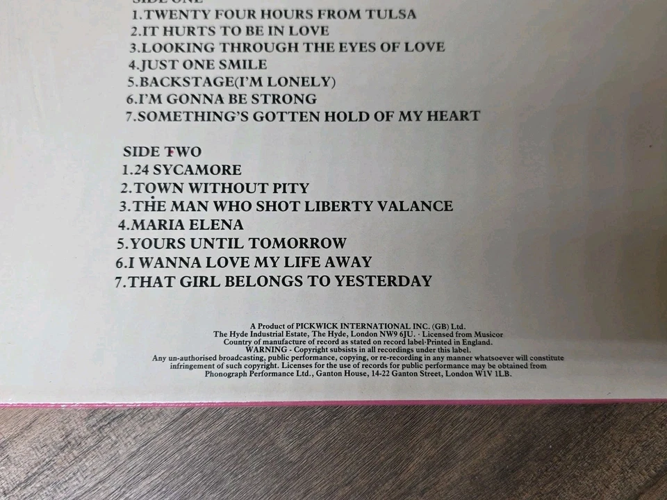 Gene Pitney - The Greatest Hits - *SEALED* Vinyl LP 1985 UK Import Spot Records Foto 3 de 4