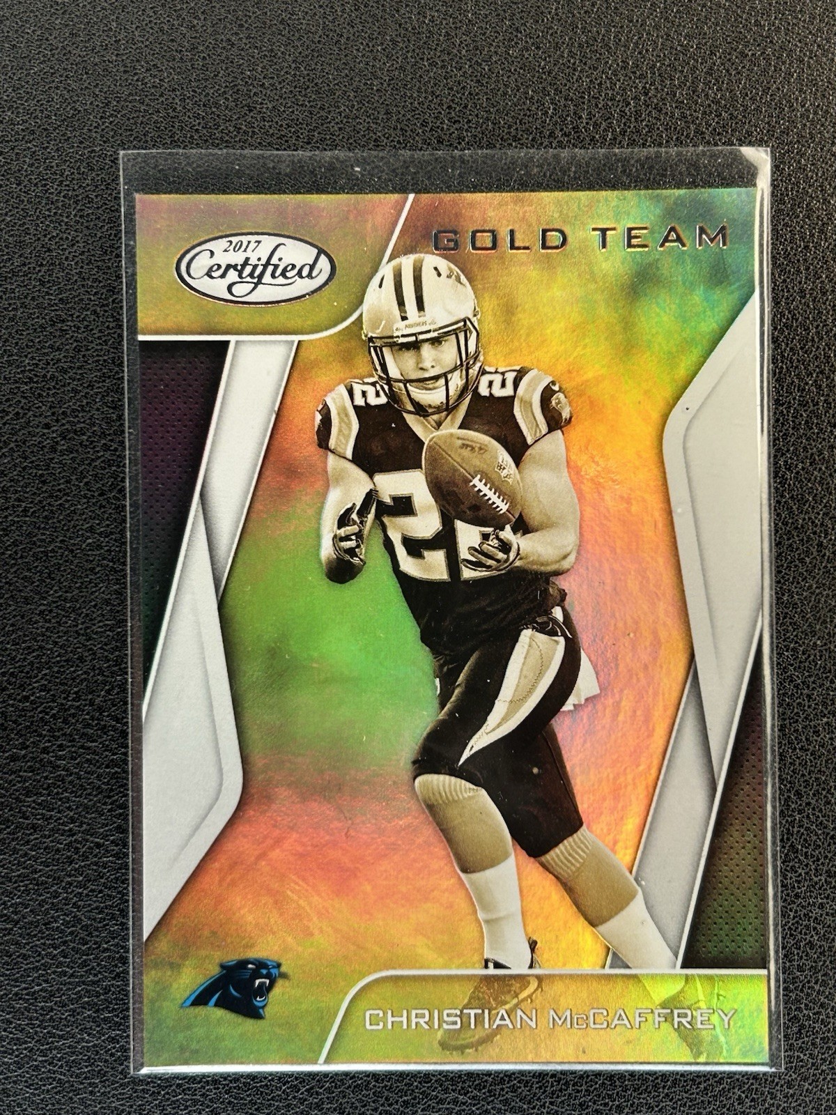 2017 Panini Certified - Gold Team Christian McCaffrey #GT-CM (RC)