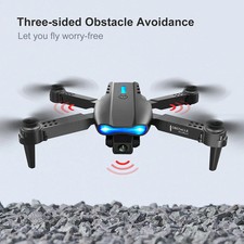 4K HD Camera Drone WiFi FPV RC Foldable Dual Camera with 4 Batteries 15