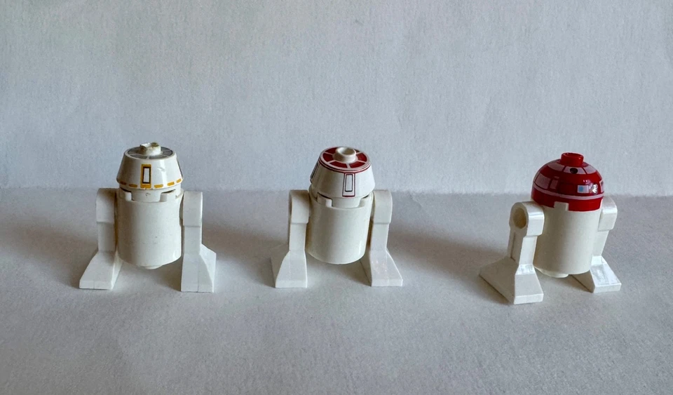 Lego Star Wars Minifigura Droide Astromecánico R5-D8, R5-F7, R3-T2 - Lote de 3 Foto 3 de 4